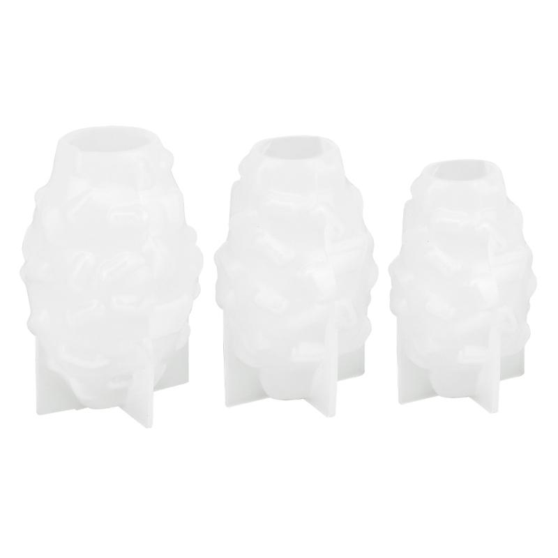 

3 Pcs 3D Candle Mould Handmade Silicone Molds Soap Molds Ornament Molds Castings Molds Geometric Molds Craft Supplies 1