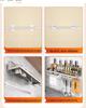 Punch-Free Aluminum Kitchen Wall Organizer: Multifunctional Rack for Utensils, Knives, Seasonings, and Chopsticks