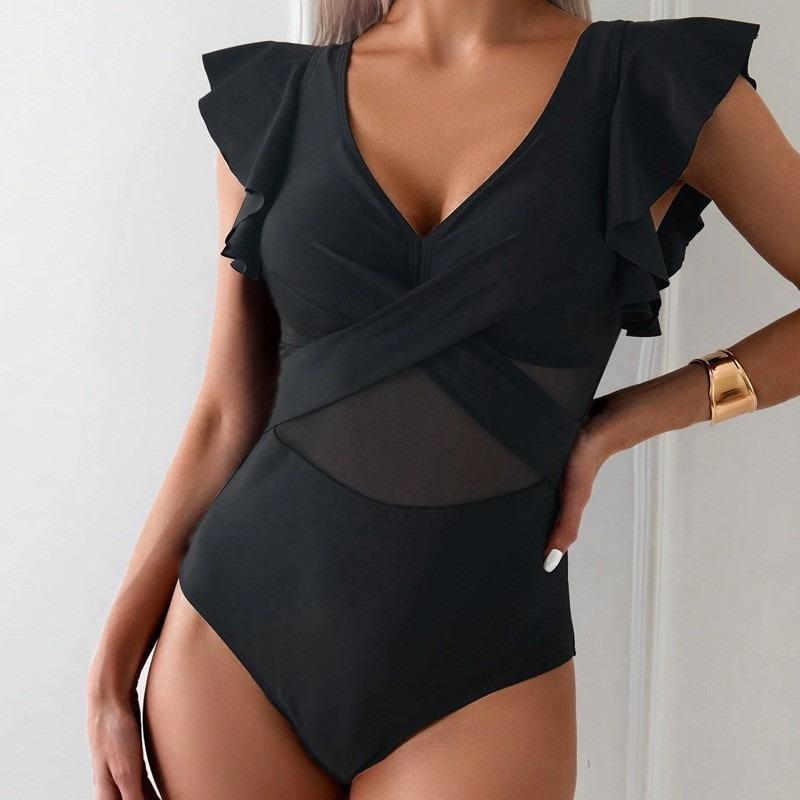 Nové dámské jednodílné plavky bikiny sportovní plavky