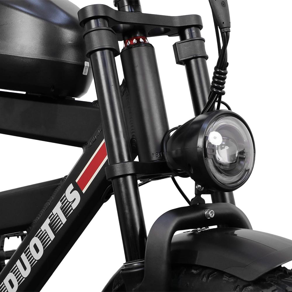 DUOTTS F20 E-Bike: 52V 27Ah Battery, 750W Motor, 20" Wide Tires, 140km Range, Smart 4G Network & App Control