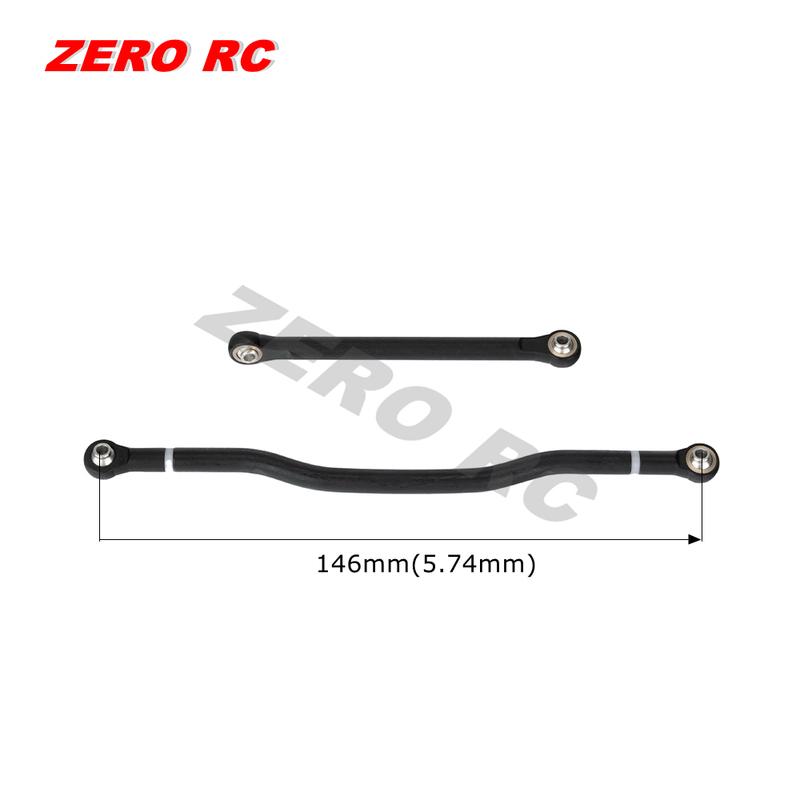 1/10 RC ROCK CRAWLER CAR AXIAL SCX10-II AR44 Axle Upgrade Parts Aluminum Steering Link Set 90046 90047