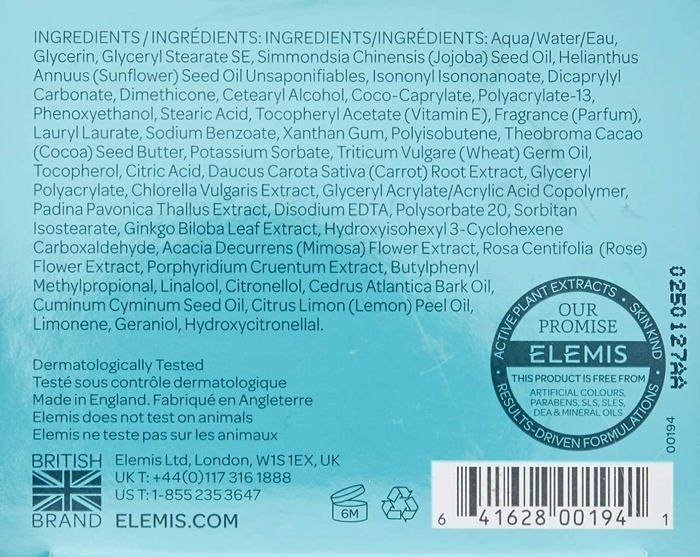 Soin anti-âge - Elemis - Pro-Collagen Marine Crème - 50 ml - Hydratation intense - Réduction des rides