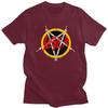 Custom Heavy Metal Rock Slayers Logo T Shirts Men ShortSleeve Tshirt Casual Tee 100 Cotton Oversized Tshirt Gift