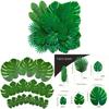 Tropical Palm Leaf Wedding Decor Set With Artificial Plants For Jungle Party Themes