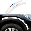 2PCS Car Wheel Tire Eyebrow Strips, Flexible Anti-Collision Sport Vehicle Wheel Arches Edge Lip Trim, Automotive Exterior Tire Fender Flare