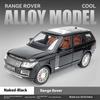 1/24 Scale Land Rover Range Rover Alloy Diecast Car Model Off Road SUV Vehicle Car Exhibition Ornaments Collection Children Toy Gift