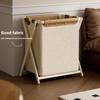 Stylish Foldable Laundry Hamper - Extra Large Capacity Dirty Clothes Basket, Portable Storage Organizer for Home Bedroom Closet