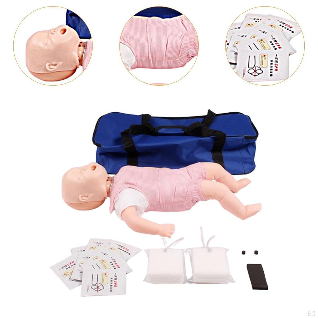 Infant Airway Obstruction Model CPR Training Manikin Practical, Simulated Foreign Bodies Infarct