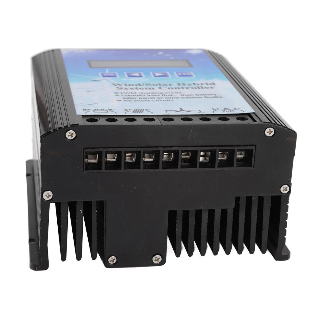 Wind Solar Hybrid Controller 12?24V PWM Charging LCD Display Universal for Off Grid Generation