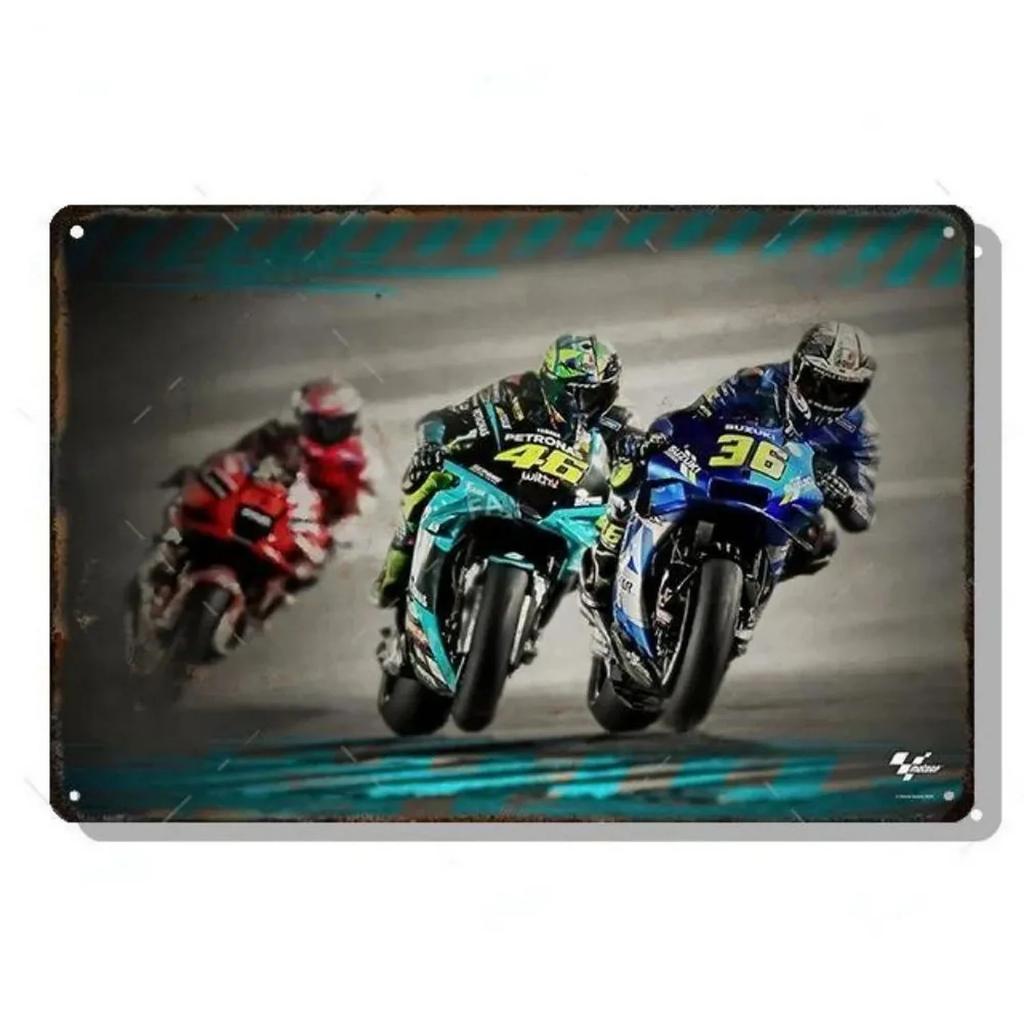 Decor Auto Vintage Metal Signs Tin Sign Motorcycle Racing Funny Poster Decor for Garage Bar Pub Club Man Cave Wall Decoration