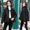 WTEMPO Stand Collar Solid Color Asymmetrical Jackets Women's Clothing Winter Loose Casual Tops Commuter Warm Coats