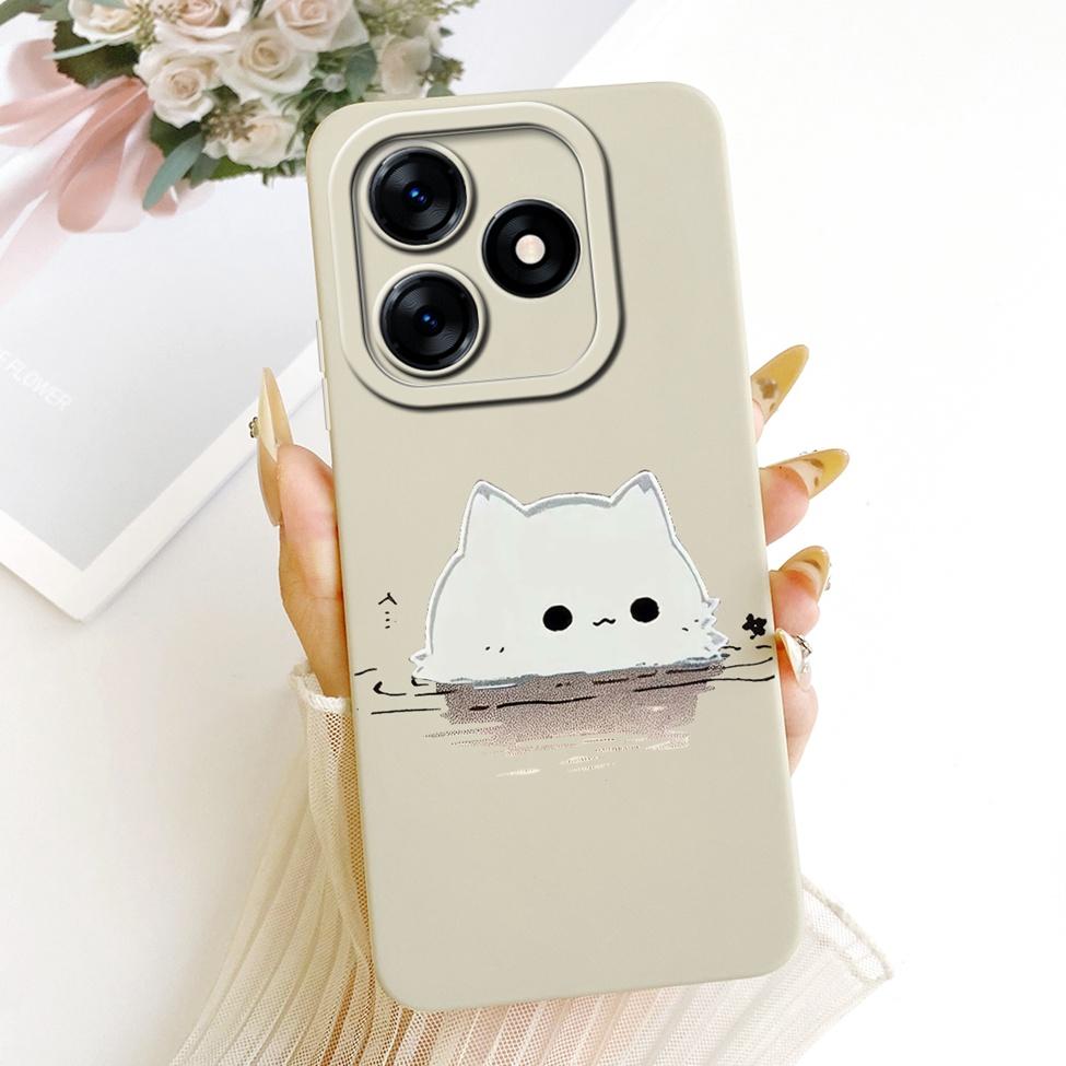 Case For Realme C51 RMX3830 Casing For Realme C53 RMX3760 Cover Silicone Luxury Fashion Cartoon Funny 2D Painted