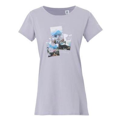 Womens/Ladies Breezed V Graphic Print T-Shirt