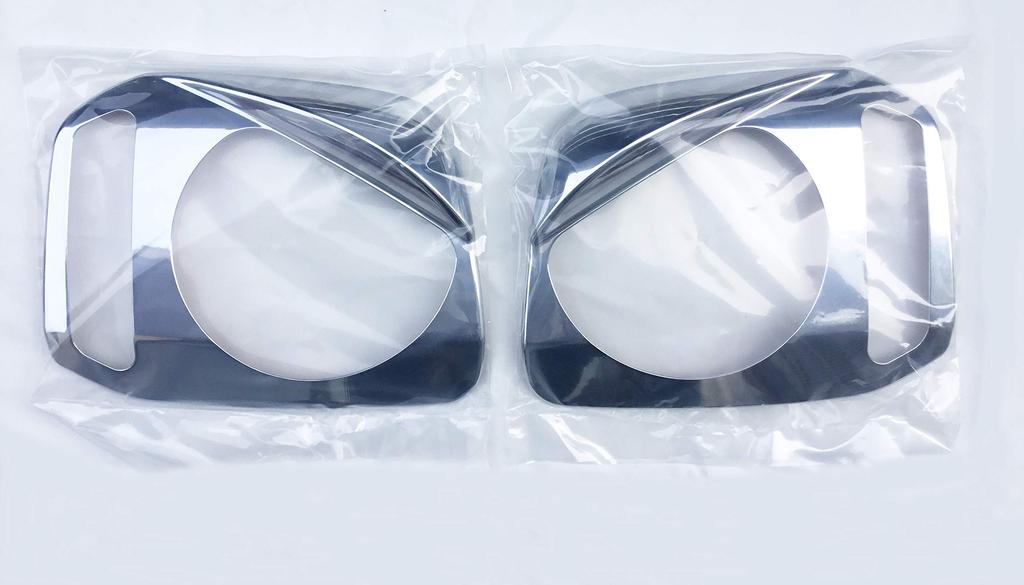 Silver Headlight Covers for Suzuki Jimny JB23 with Angry Chrome Set of 2 (MBK) (2007-2017) ABS, Eyes, Silver,