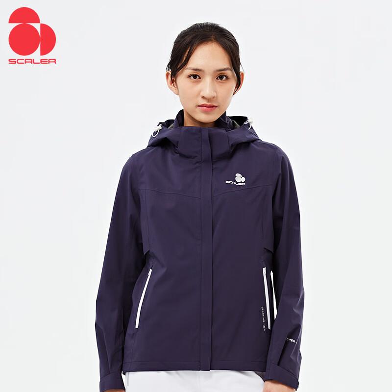 SCALER Women s Fashion Casual Two-Layer Windbreaker F2603901 180/100A XL