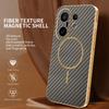 Case For Vivo X200 FE/ S30 Pro Mini New Electroplating Kevlar Magnetic Frosted Cover For Vivo X200FE Shockproof Bumper Funda