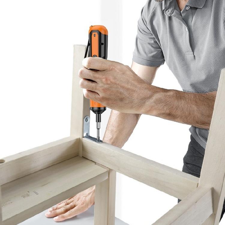 300g Lightweight Handheld Electric Screwdriver 3.7V Rechargeable Battery Reverse Switches Fit for Precise Assembly Tasks