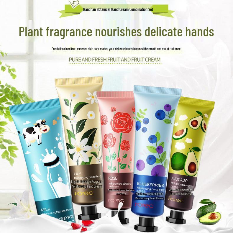Floral Fruity Winter Hand Cream Moisturizing Skin 