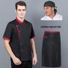 Men’s Short Sleeve Chef Uniform - Breathable Summer Wear for Catering and Kitchen Work