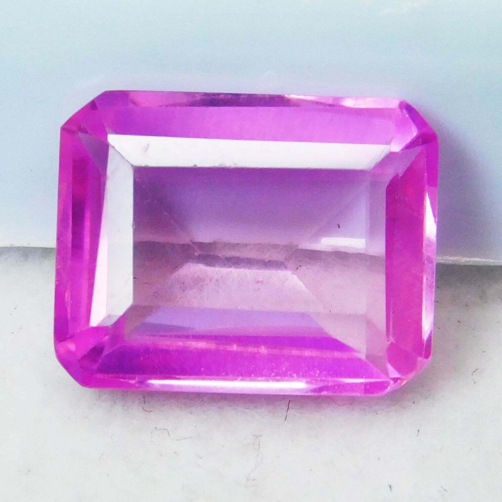 PRECIOUS Pink SAPPHIRE 4.25 Ct Natural Emerald Cut Loose Gemstone CERTIFIED