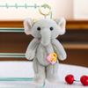 Cute Animal Plush Elephant Bag Pendant With Soft Fiber Filling For Girls And Teens