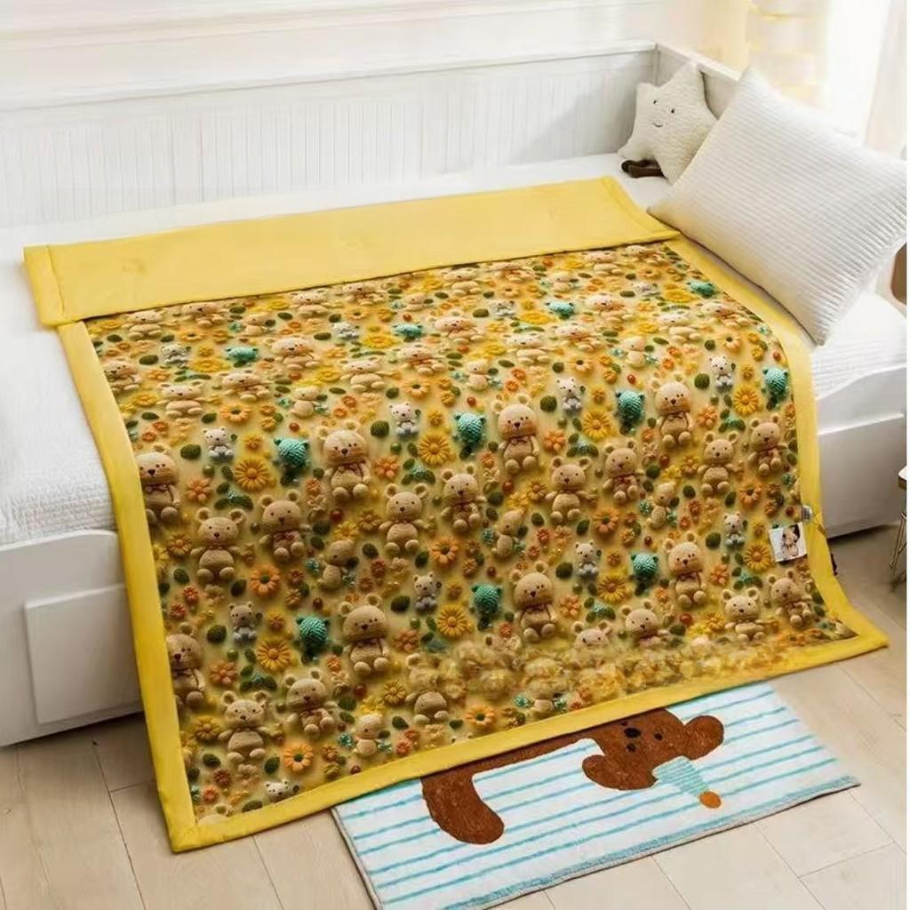 Cooling Comforter Summer With Digital Print And Soft Fabric For Home Use Gift