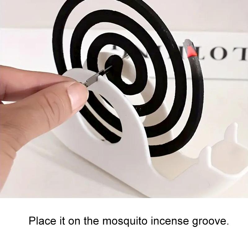 1Pc Receiving Ash Tray Personality Household Items Practical Plastics Cartoon Mosquito Coil Holder Snail Shaped Pomander