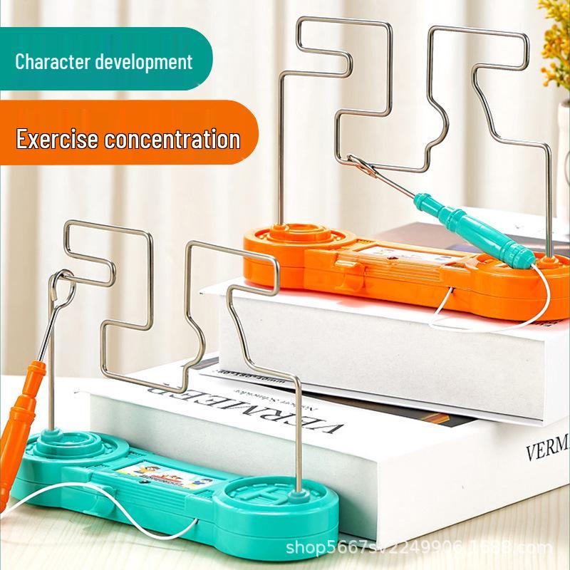 Electromagnetic Hot Wire Maze Educational Game for Hand-Eye Coordination and Concentration Training
