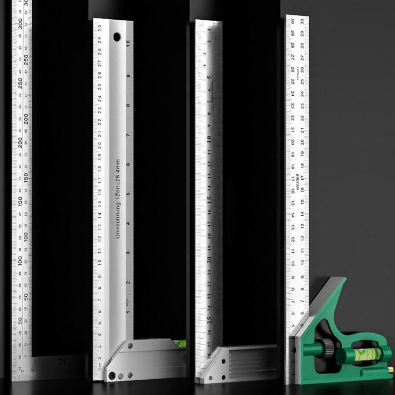 Woodworking Square, Framings Square,Woodworking Square , Right Angles Ruler, Framings Tool, L Shape Ruler Metal Square