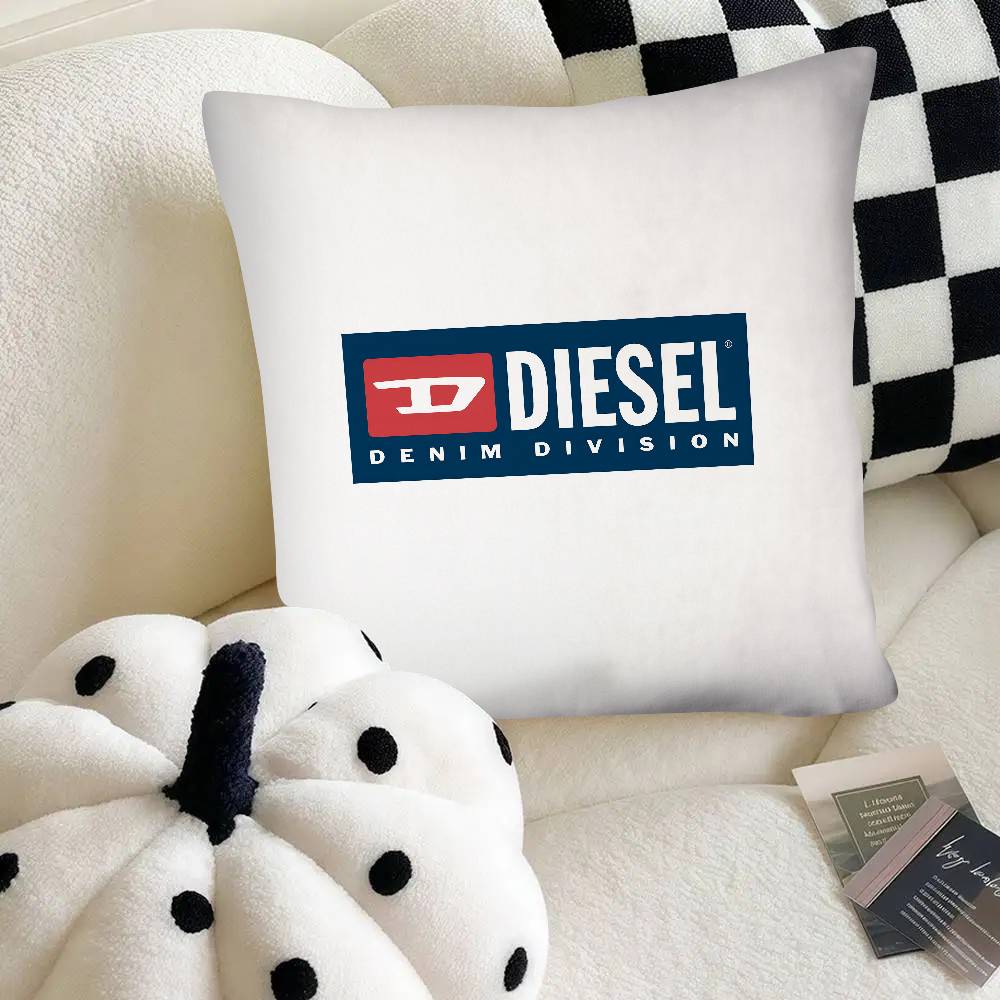 Luxury D-diesElS-Design Pillow Case Fashion Square Pillowcase Bedroom Sofa Room Ins Decoration Leisure