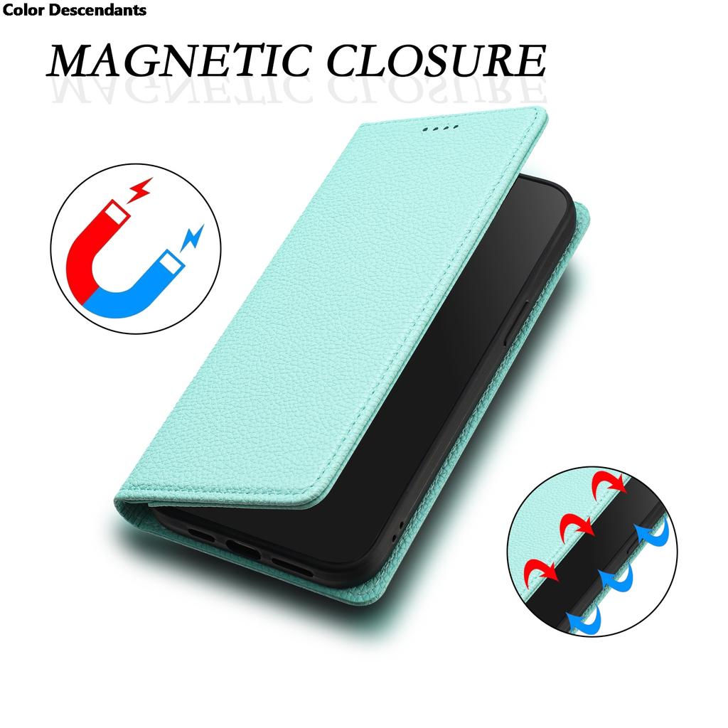 Magnetic Flip Phone Case for VIVO Y400 Y500 X300I X200S V60 Y76 Y31 Y39 V50 LITE S30 iQOO Z9X Leather Book Case with Card Slots