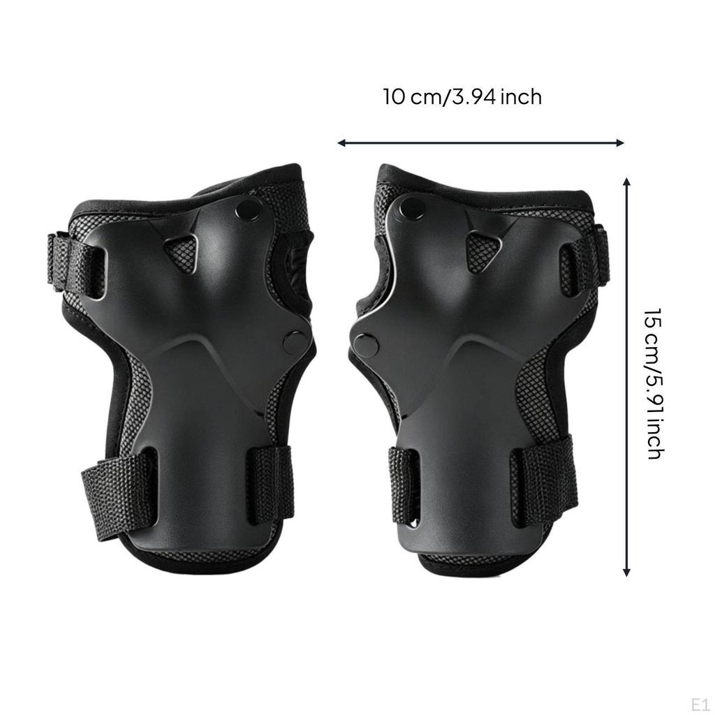 2 Pieces Skating Wrist Guards Impact Resistant Skateboard Palm Protector