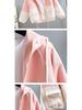 Women's Loose Fit Hooded Baseball Jacket - Korean Style, Spring/Autumn, Versatile, Plus Size, Trendy, Student-Lazy Style