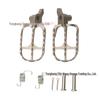 2024 Yamaha Off-road YZ250F/450F WR250F/450F Stainless Steel Footpegs