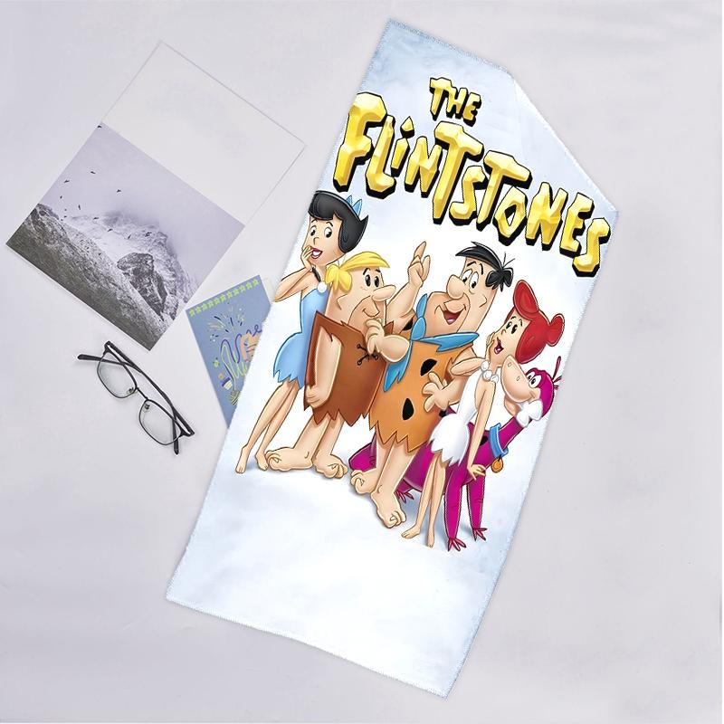 Flintstones Fashion Beach Towel: Ideal for Summer Adventures Soft, absorbent and quick drying suitable for swimming and bathing