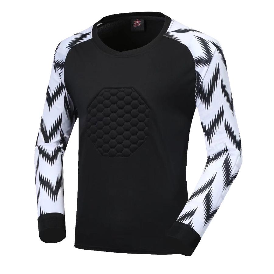 Multi-Directional Sponge Pad Goalkeeper Training Kit - Adult & Children Long Sleeve Football Uniform