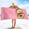 Avocado Beach Towels,Outdoors Pool Microfiber Towel Soft Fluffy and Super Absorbent Sand Free Quick Dry Lightweight Bath Towels