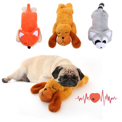 Battito Cardiaco Cane Sollievo Ansia Peluche Animale Domestico Confortevole Strumento Aiuto Gioco Addestramento Comportamentale Morbido Peluche Compagno per Dormire Per Cane Piccolo