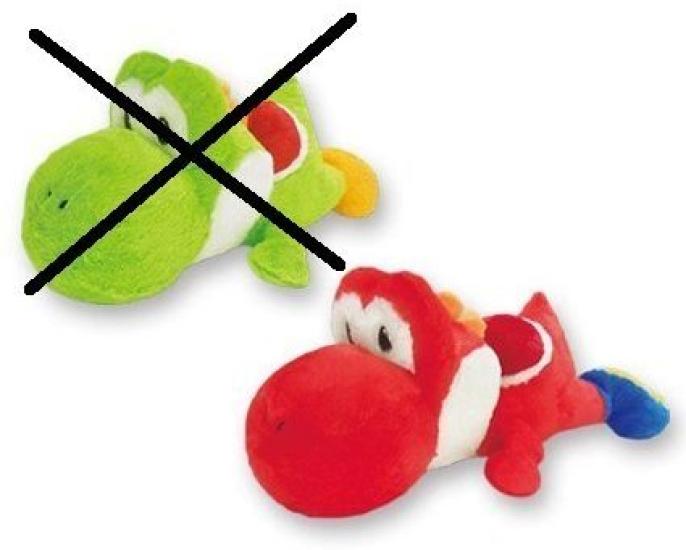 Super Mario Extra Large Sized Cuddly Plush Toy: Yoshi (Red Yoshi) (Single Item)
