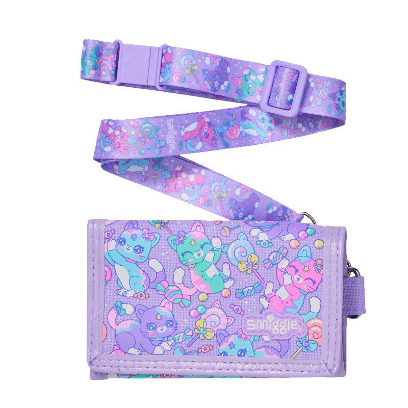 Smiggle Kids Backpack for Grades 1-6, Candy Ice Cream Girls School Bag, Multi-Functional Lightweight Bookbag
