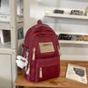 Minimalist Student Backpack With Nylon Material And Comfortable Arc Straps For High School And College Use