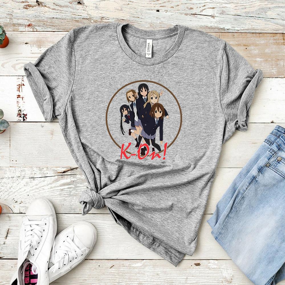 

Funny Cute Anime KON Hirasawa Yui Akiyama Mio Print Tshirts Japanese Unisexga T Shirt Unisex Women Fashion Kawaii Clothes Fans Gift S