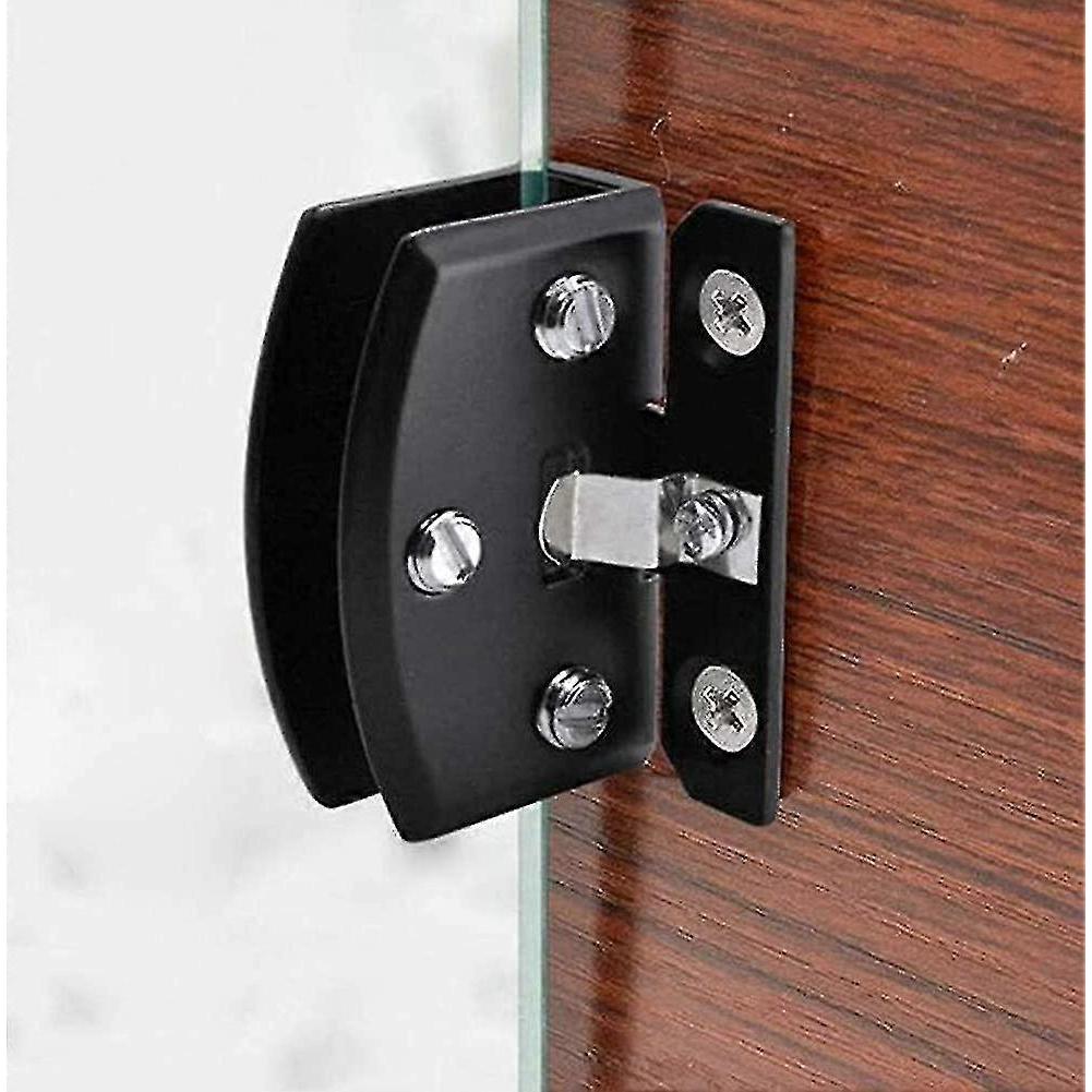 1 Pair Of Glass Door Hinge Cabinet Display Cabinet Wine Cabinet Clip Door Hinge