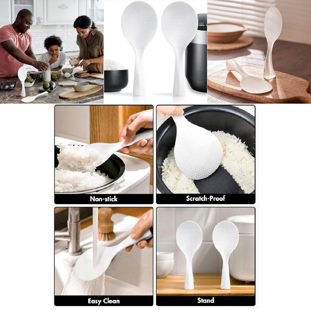 Cucchiaio da cucina minimalista moderno con resistenza alle alte temperature per uso domestico