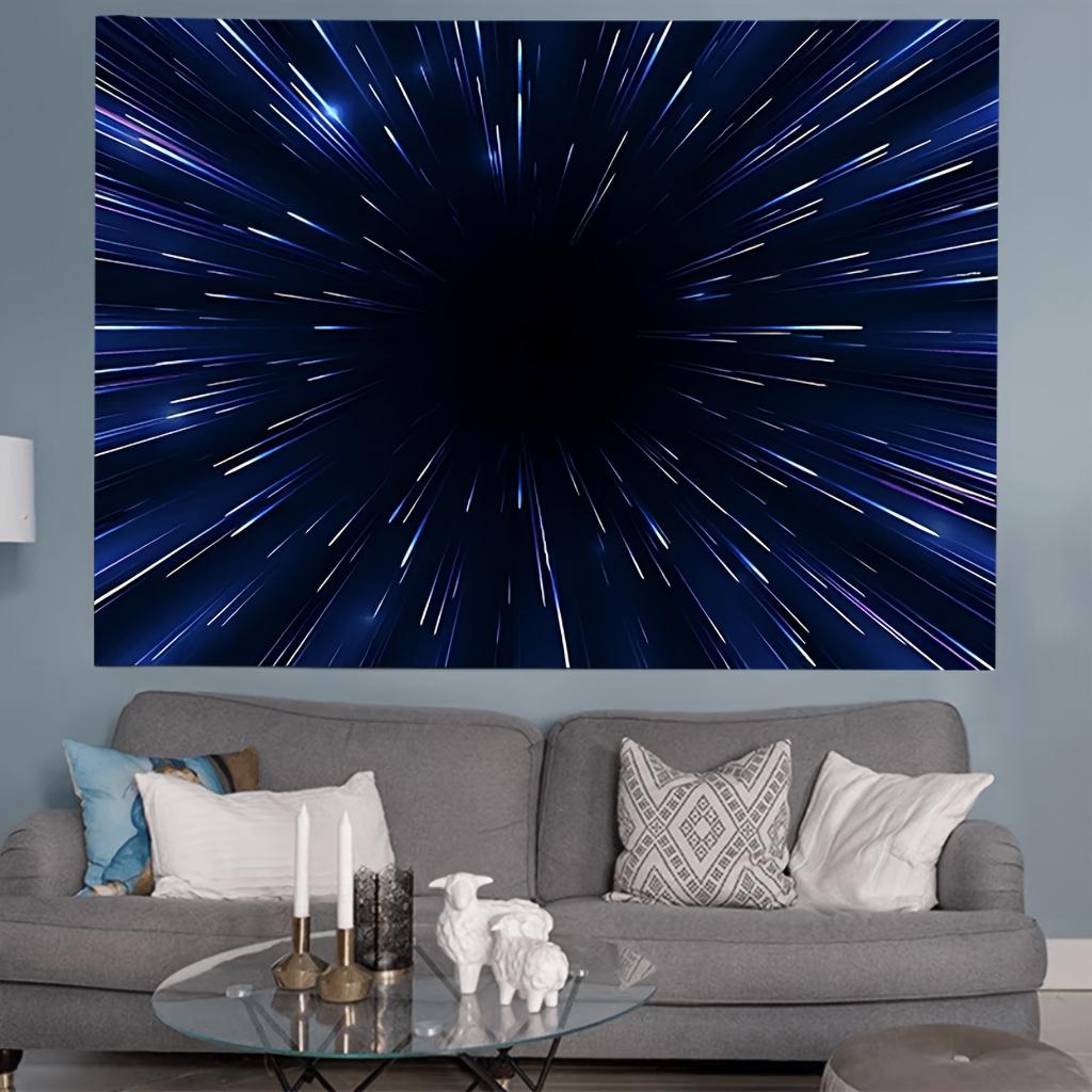 Galactic Hyperdrive Tapestry  Perfect for Futuristic Home Decor  Vibrant Artistic Wall Hanging Adds Charm to Any Room 74x94cm(29x37in)