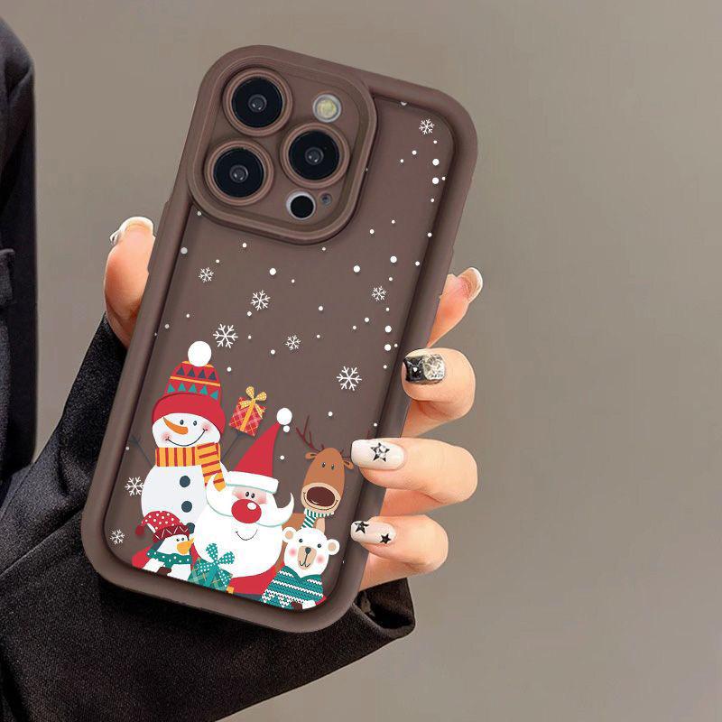 

Чехол для iPhone Apple Рождественский карнавал : Совместимо с 12, 13, 14, 15 Plus, 16 Pro Max; Милый и ударопрочный дизайн iPhone 12