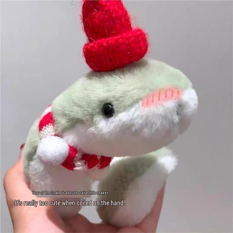 Year of the Snake Plush Doll - Festive Holiday Twistable Cloth Toy Gift