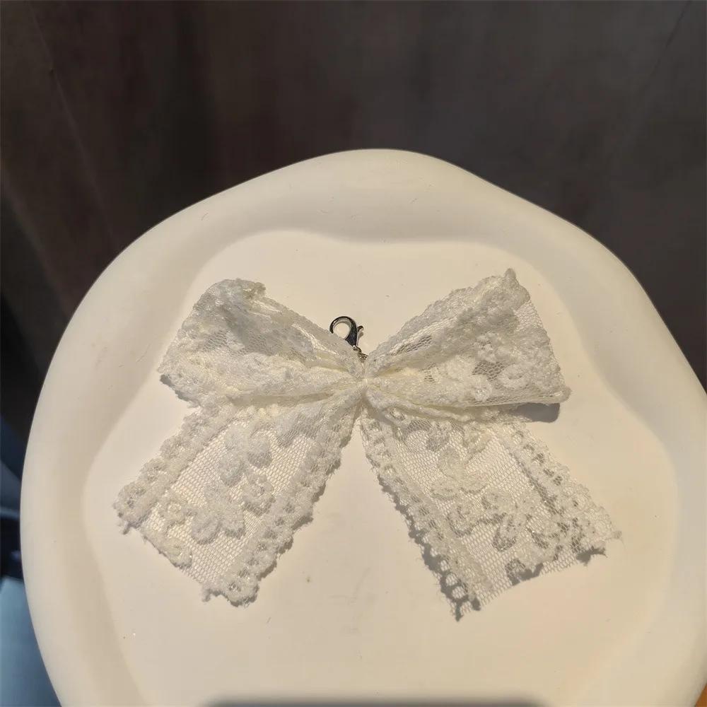 Pearl Bow Heart Shoe Chain Ballet Style Shoelace Flower Shoes Laces Accessories Lace Silver Bow Lace Shoelaces Decorative Buckle