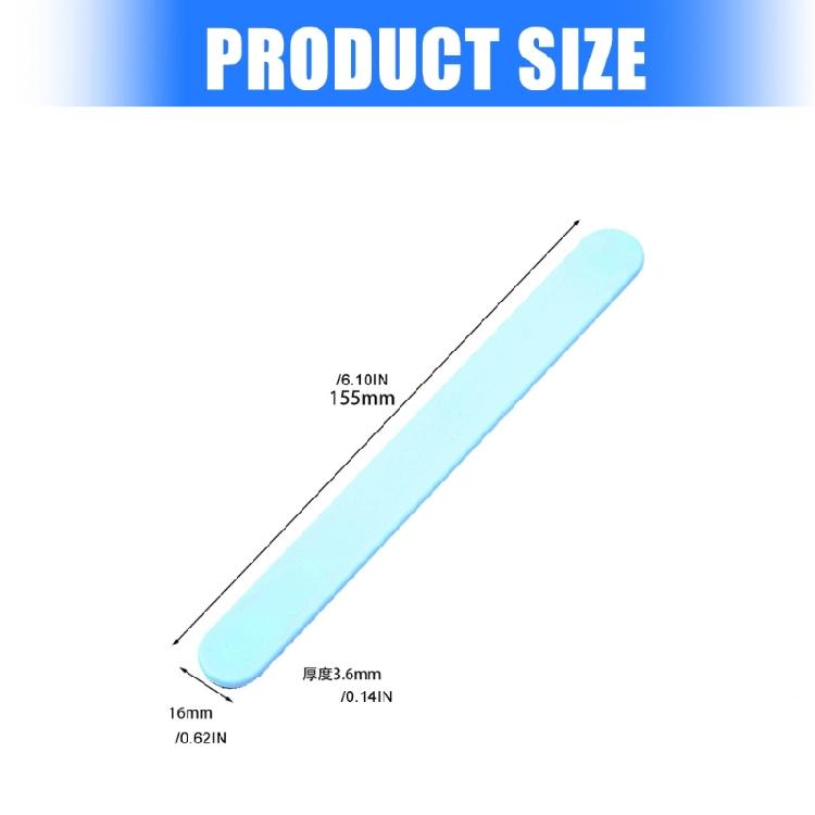 Silicone Mixing Stick 155mm Long Food Grade Heat Resistant Easy To Clean Dishwasher Safe Kitchen Use