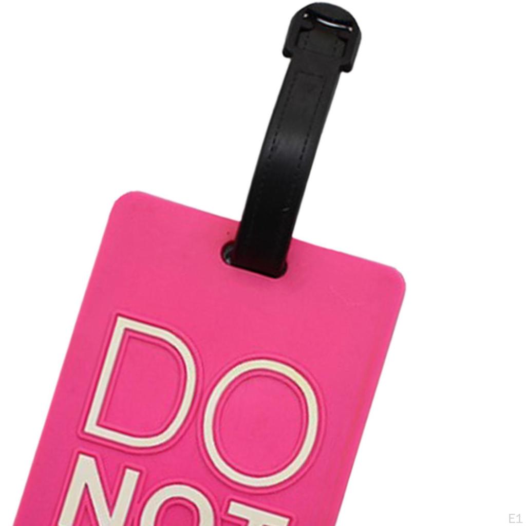 Luggage Tag Suitcase Gift Pink Fashion Boarding Baggage Label for Traveling Airplane